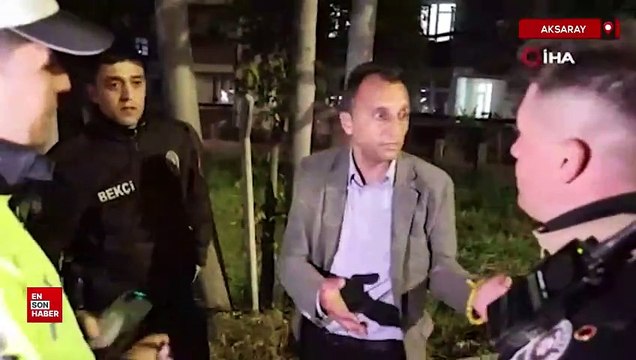 Aksaray'da uygulamadan kaçmaya çalışan alkollü sürücü yakalandı