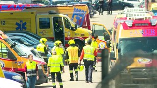 Dos obreros muertos y uno herido al derrumbarse dos forjados en un edificio en obras en Madrid