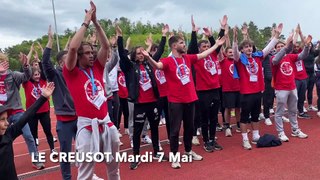 10ème Jeux de Saône et Loire : Clapping fin Journée des scolaires