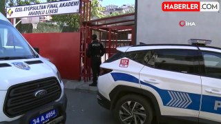 Eyüpsultan'da yabancı uyruklu öğrenci tarafından öldürülen okul müdürünün cenazesi Adli Tıp Kurum'undan alındı