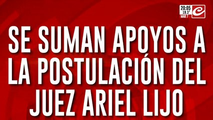 Se suman apoyos a la postulación del juez Ariel Lijo