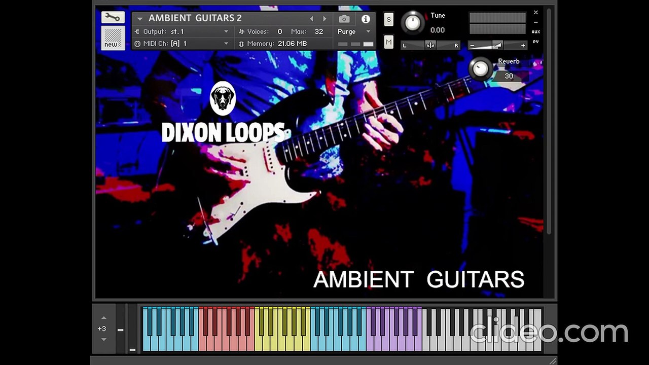 Ambient Guitars- Kontakt Library / Dixonloops.com