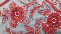 Hand Embroidery - Beautiful Flower Beads work