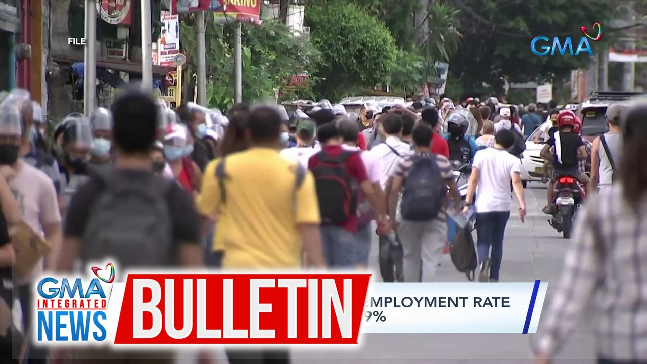 PHL Statistics Authority: Unemployment rate noong Marso, tumaas sa 3.9% | GMA Integrated News Bulletin