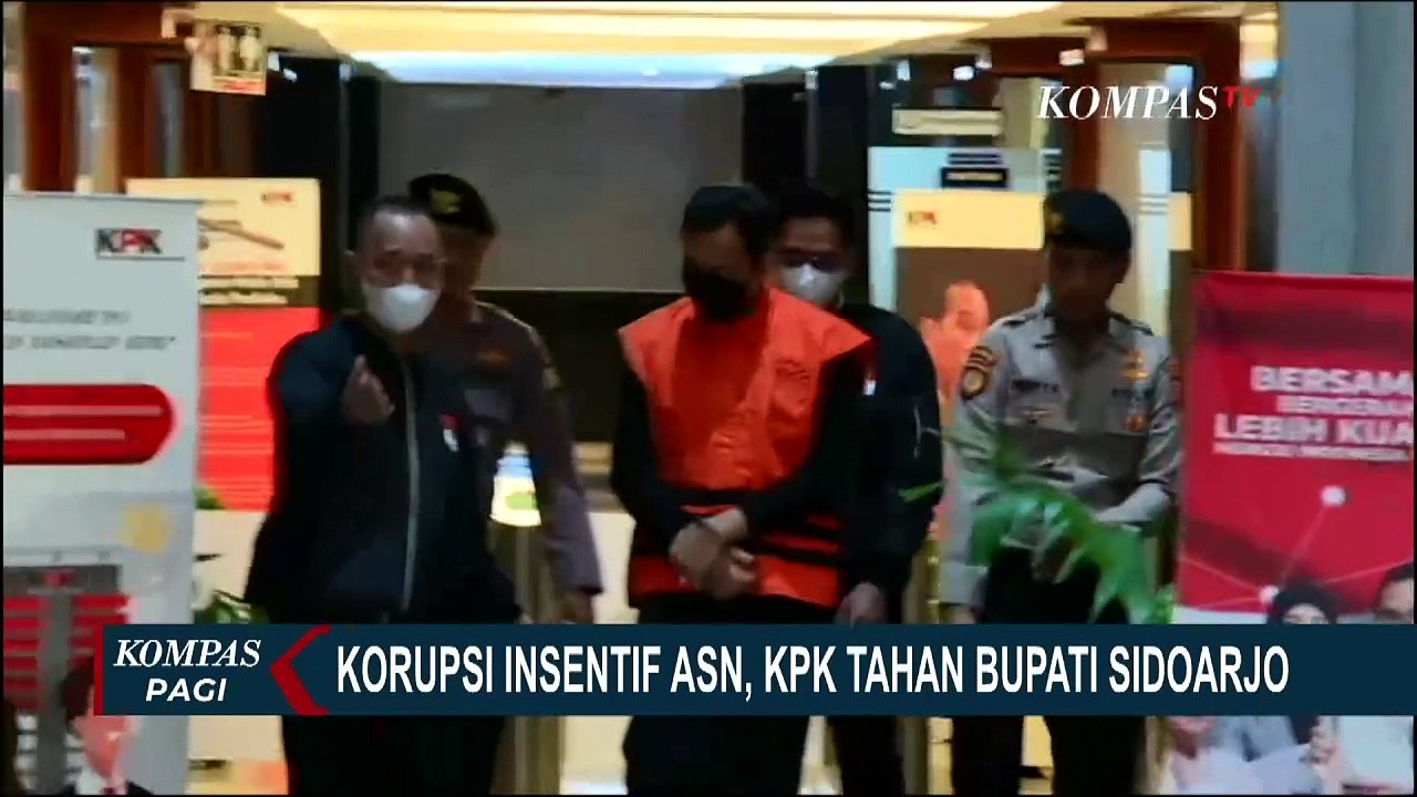 Korupsi Insentif ASN Rp2,7 Miliar, Bupati Sidoarjo Ditahan KPK
