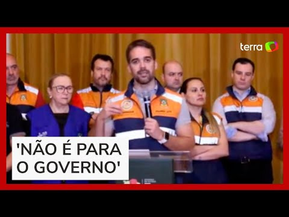 Governador do RS afirma que doações via Pix são para entidade privada