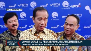 Jokowi Jawab Isu Penambahan Jumlah Kementerian di Pemerintahan Prabowo-Gibran