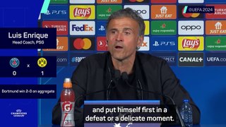 Enrique defends Mbappé after PSG's Champions League exit