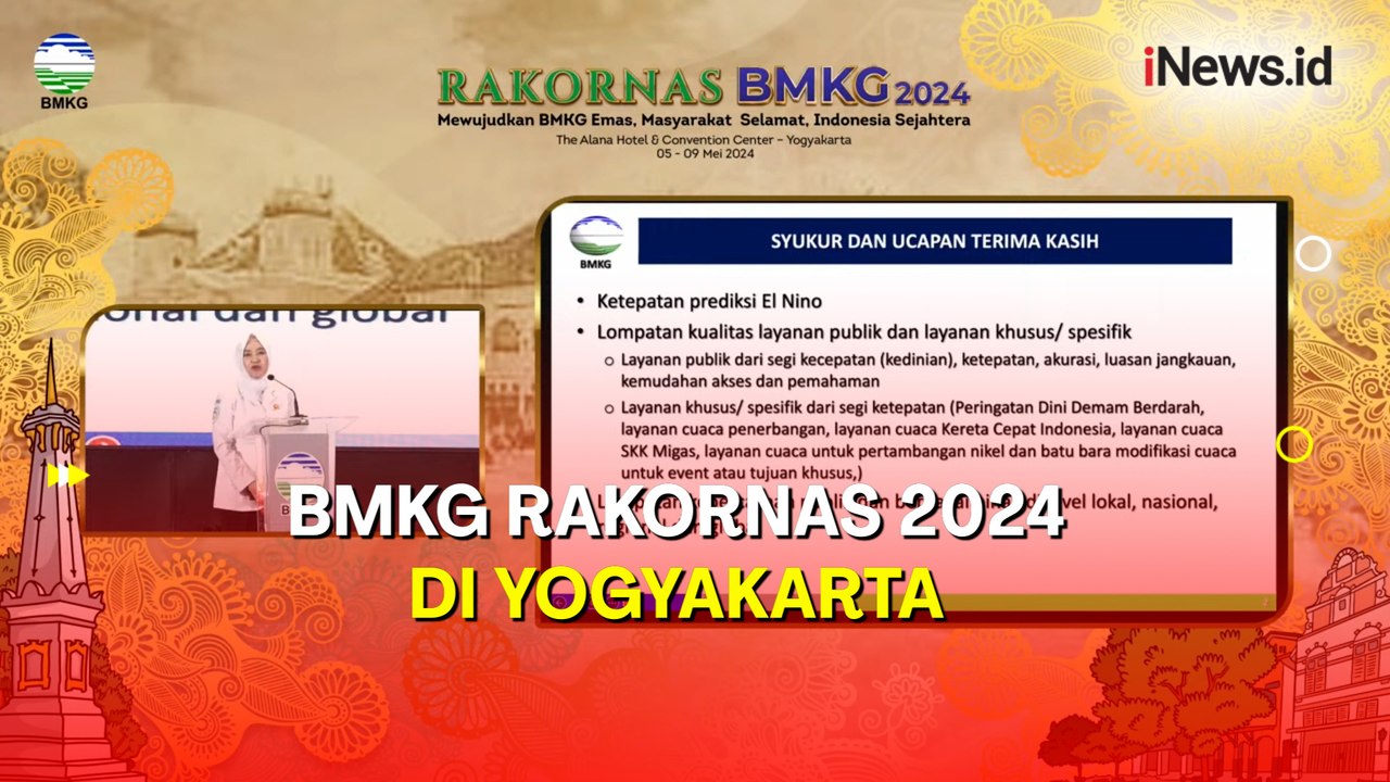 Rakornas 2024, BMKG Berkomitmen Tingkatkan Pelayanan dan Menuju Indonesia Emas 2024