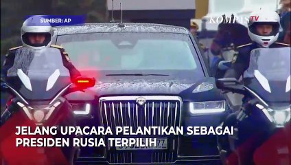 Pengawalan Ketat Vladimir Putin Jelang Upacara Pelantikan