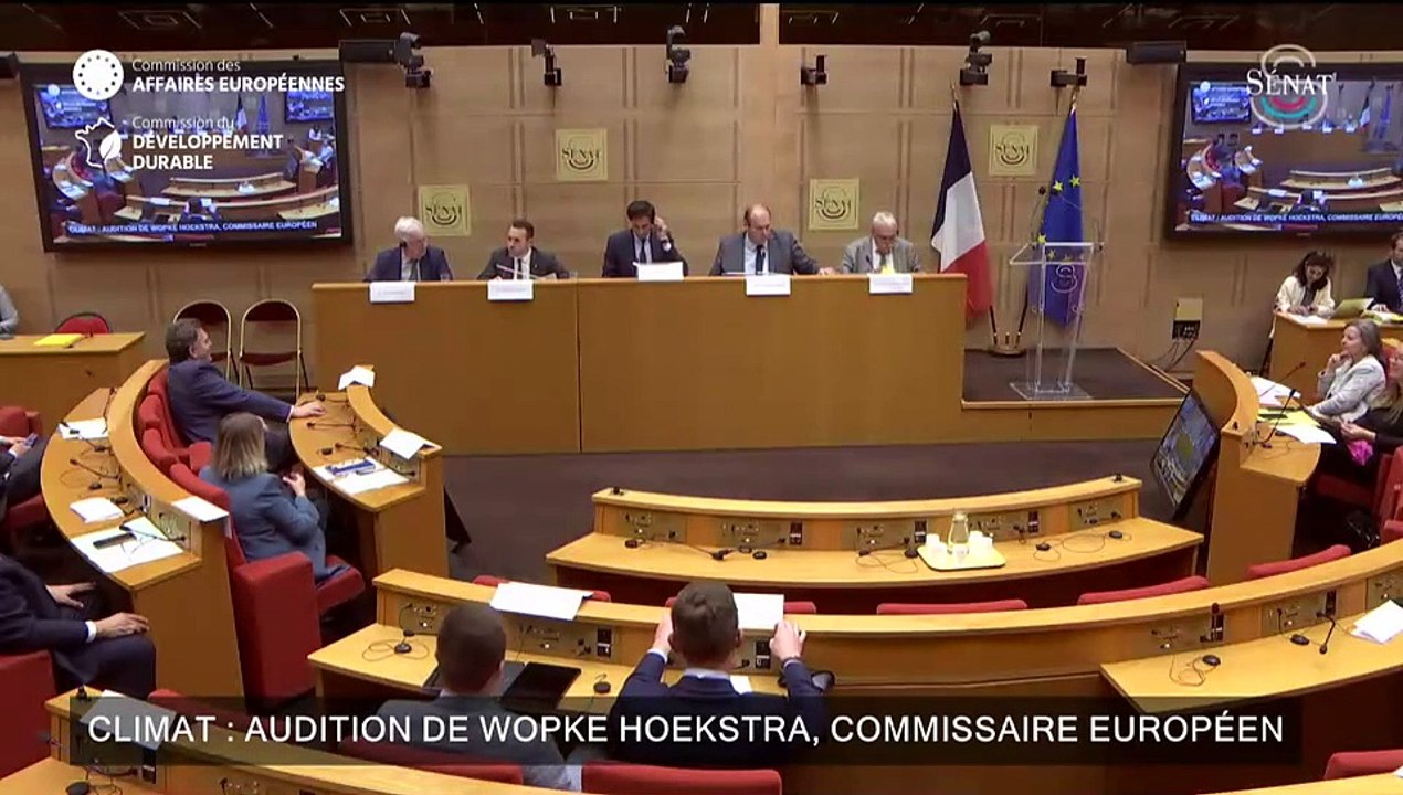 Commission du développement durable et commission des affaires européennes : M. Wopke Hoekstra, commissaire européen à l'Action pour le climat - Mardi 7 mai 2024
