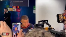 Watch Kylian Mbappé's annoyed reaction to reporter's Real Madrid question