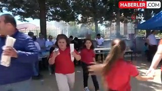 Adana'da okul bahçesinde kebap şenliği düzenlendi