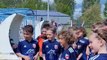Nos U11 encouragent leurs hôtes (Tournoi du FC Petit Caux le 4 mai 2024)