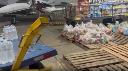 Alluvione Brasile, Neymar invia un aereo carico di beni di prima necessità