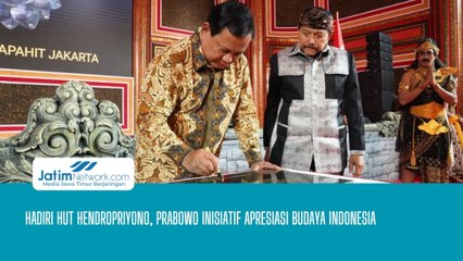 Hadiri HUT Hendropriyono, Prabowo Inisiatif Beri Penghargaan Kehormatan pada Budaya Indonesia