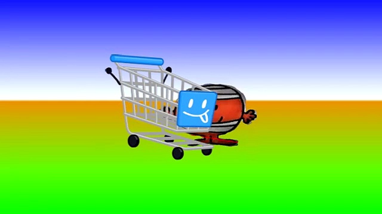 Orange Mr. Bump Gets Hit
