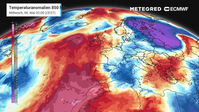 Warme Luftmassen erreichen Deutschland! Die Froßwetterlage wird frühsommerlich!