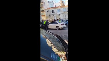 Polisten kaçarken kaza yaptı