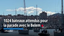 1024 bateaux attendus pour parader avec le Belem