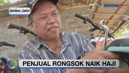 Sisihkan Keuntungan, Penjual Rongsok Sepeda Naik Haji