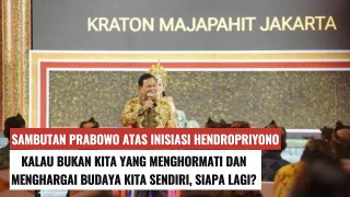 Hadiri Peresmian Replika Kraton Majapahit dan HUT Hendropriyono, Ini Kata Prabowo Subianto!