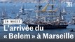 Paris 2024: début de la parade maritime avec le « Belem » à Marseille
