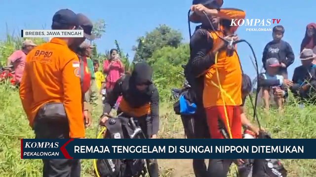 Remaja Brebes Tenggelam di Sungai Nippon, Ditemukan Meninggal