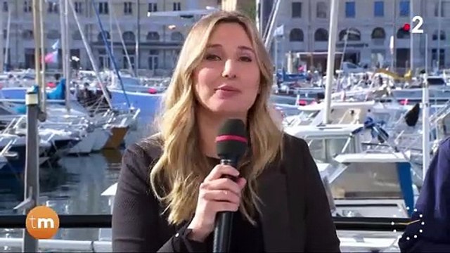 Marie Portolano reçoit son mari en direct dans Télématin sur France 2