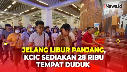 KCIC Sediakan 28 Ribu Tempat Duduk Kereta Cepat Whoosh per Hari Jelang Libur Panjang