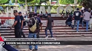 En Guerrero, policías comunitarios toman el mando de Chichihualco. Selene Flores, 07 de mayo 2024