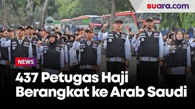 437 Petugas Haji Indonesia Diberangkatkan ke Arab Saudi