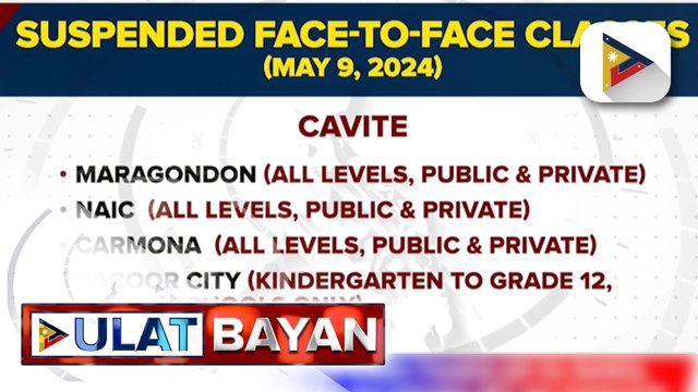 On-site classes sa ilang paaralan sa bansa, sinuspinde dahil sa matinding init ng panahon