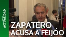 Zapatero asegura que Feijóo miente