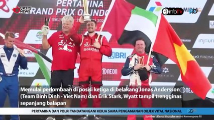 RUSTY WYATT, PEMBALAP DEBUTAN MENANG F1 POWERBOAT DANAU TOBA 2024
