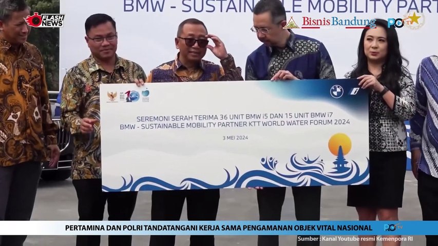 Kolaborasi Bersama, Kemensetneg Terima 51 Unit Sedan BMW Untuk Perhelatan KTT WWF 2024