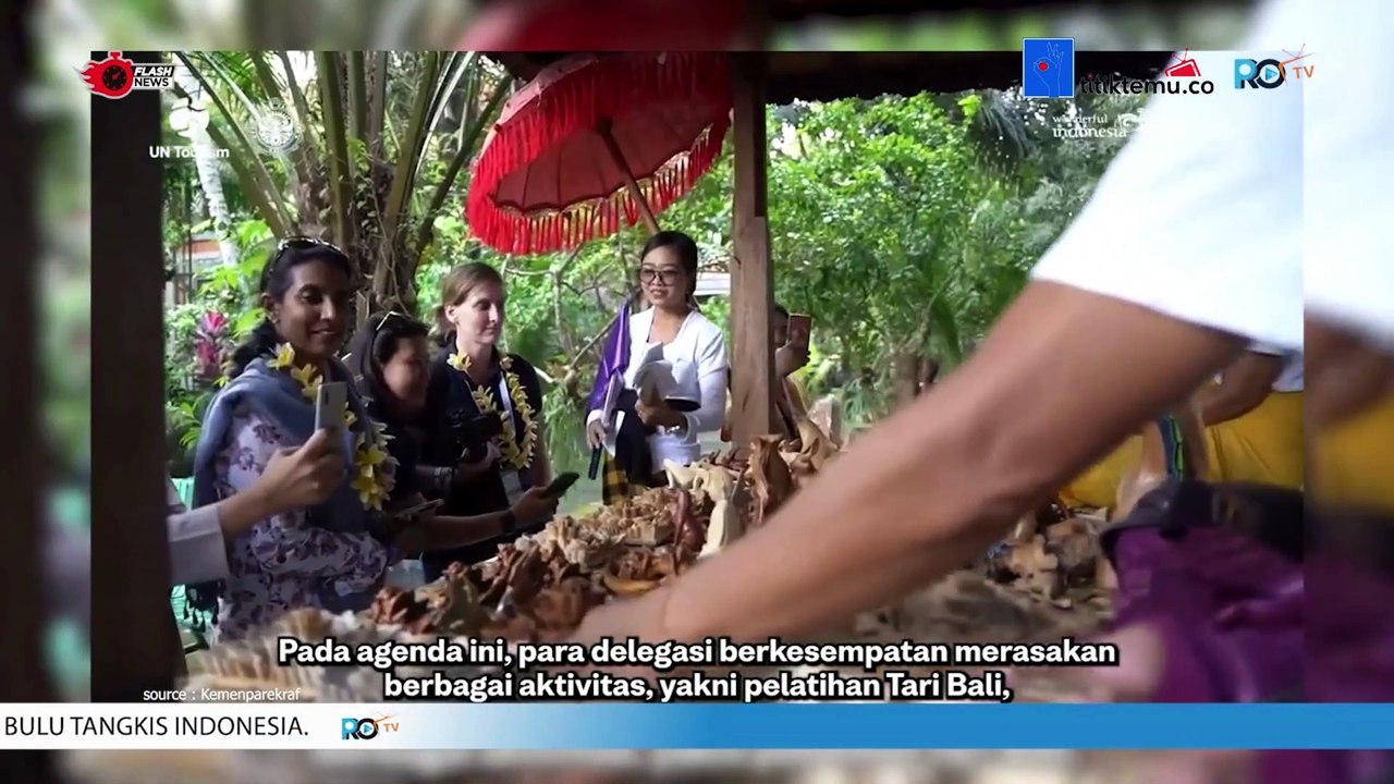 Bali ditetapkan sebagai Percontohan Pariwisata Gastronomi Dunia oleh UNWTO