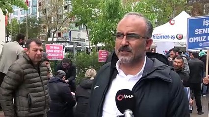 Van’da işten çıkarılanlar belediye önünde çadır kurdu