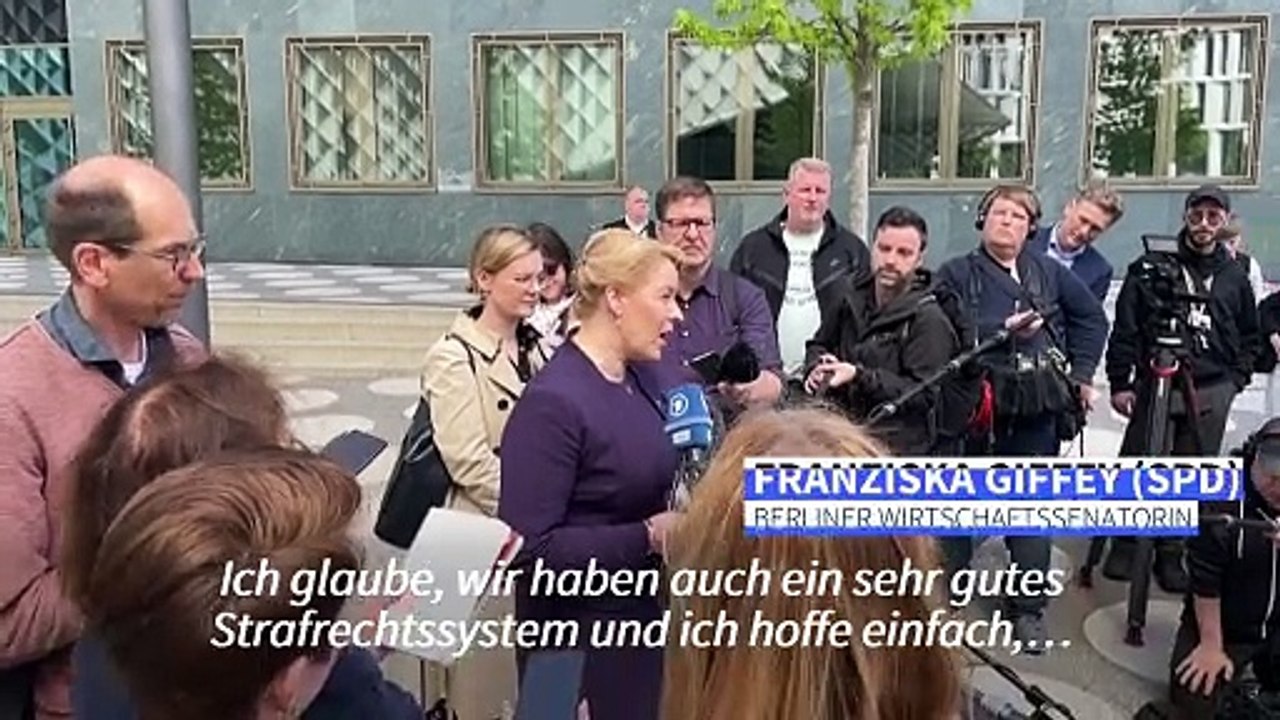 Giffey nach Angriff: Täter konsequent zur Verantwortung ziehen