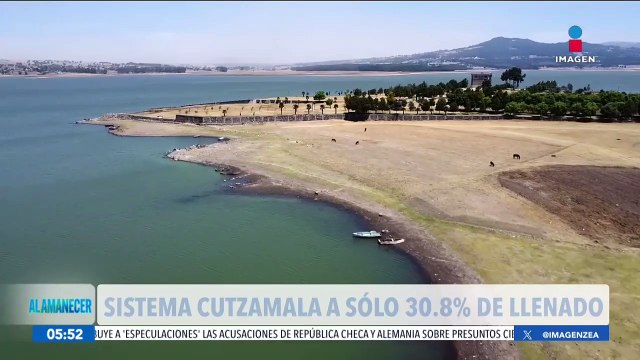 Presas que abastecene el Sistema Cutzamala registran un almacenamiento de poco más del 30%