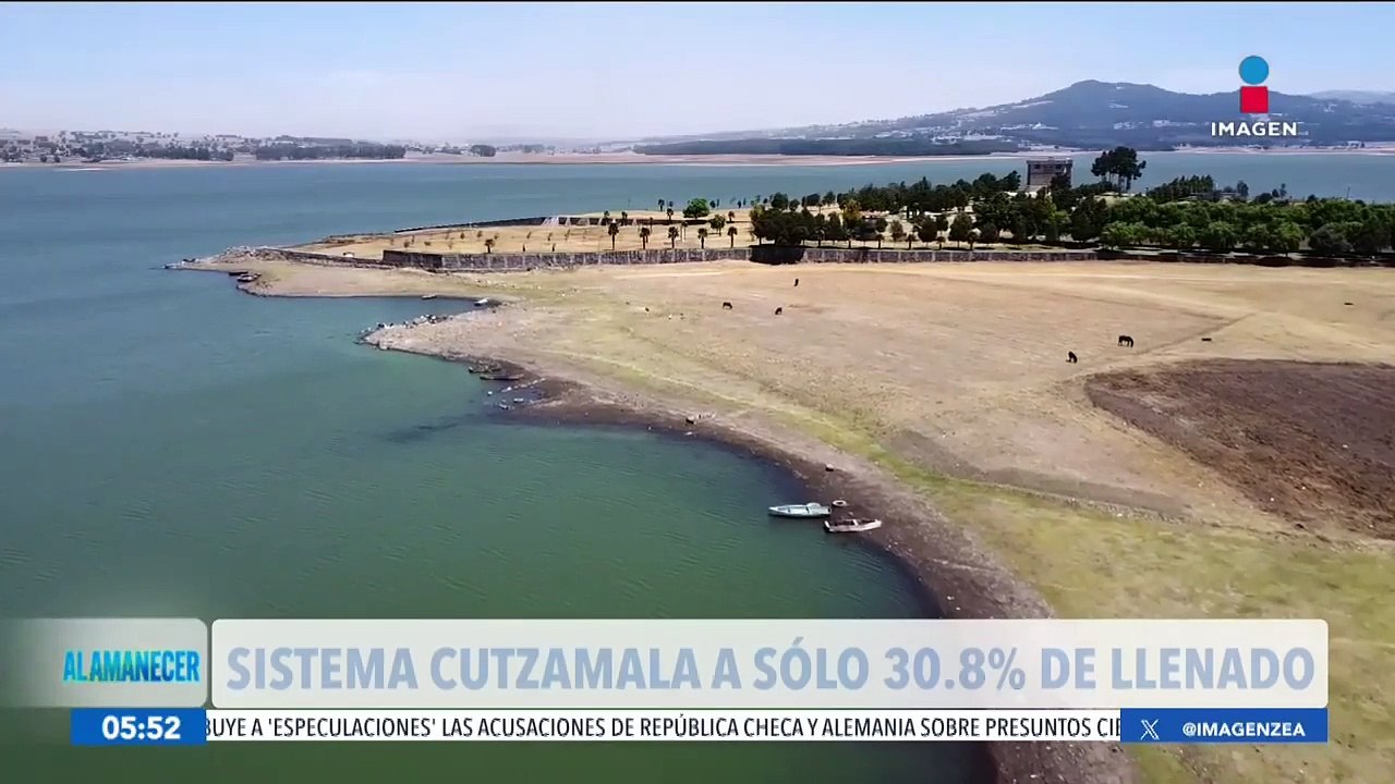 Presas que abastecene el Sistema Cutzamala registran un almacenamiento de poco más del 30%