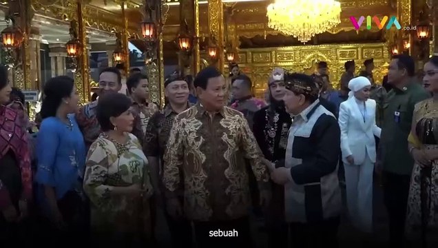 Prabowo Salami Andika Perkasa Hingga Kasih Keris Emas