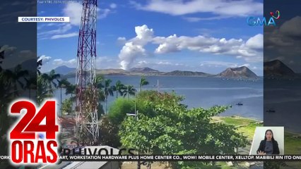 "Weak phreatic eruption", naitala sa Taal volcano | 24 Oras