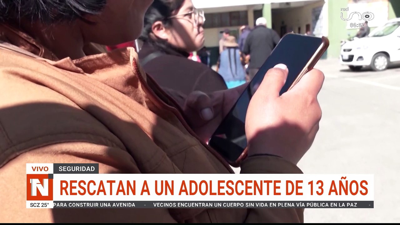 Rescatan a adolescente de 13 años