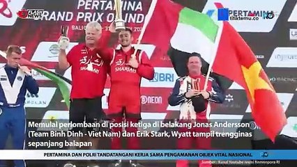 Rusty Wyatt Raih Juara F1 Powerboat Danau Toba 2024, Tercepat Selesaikan 30 Lap