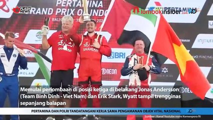 RUSTY WYATT, PEMBALAP DEBUTAN MENANG F1 POWERBOA DANAU TOВА 2024