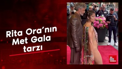 Rita Ora'nın Met Gala Şıklığı: Şeffaf Elbisesini Boncuklarla Gizledi ✨