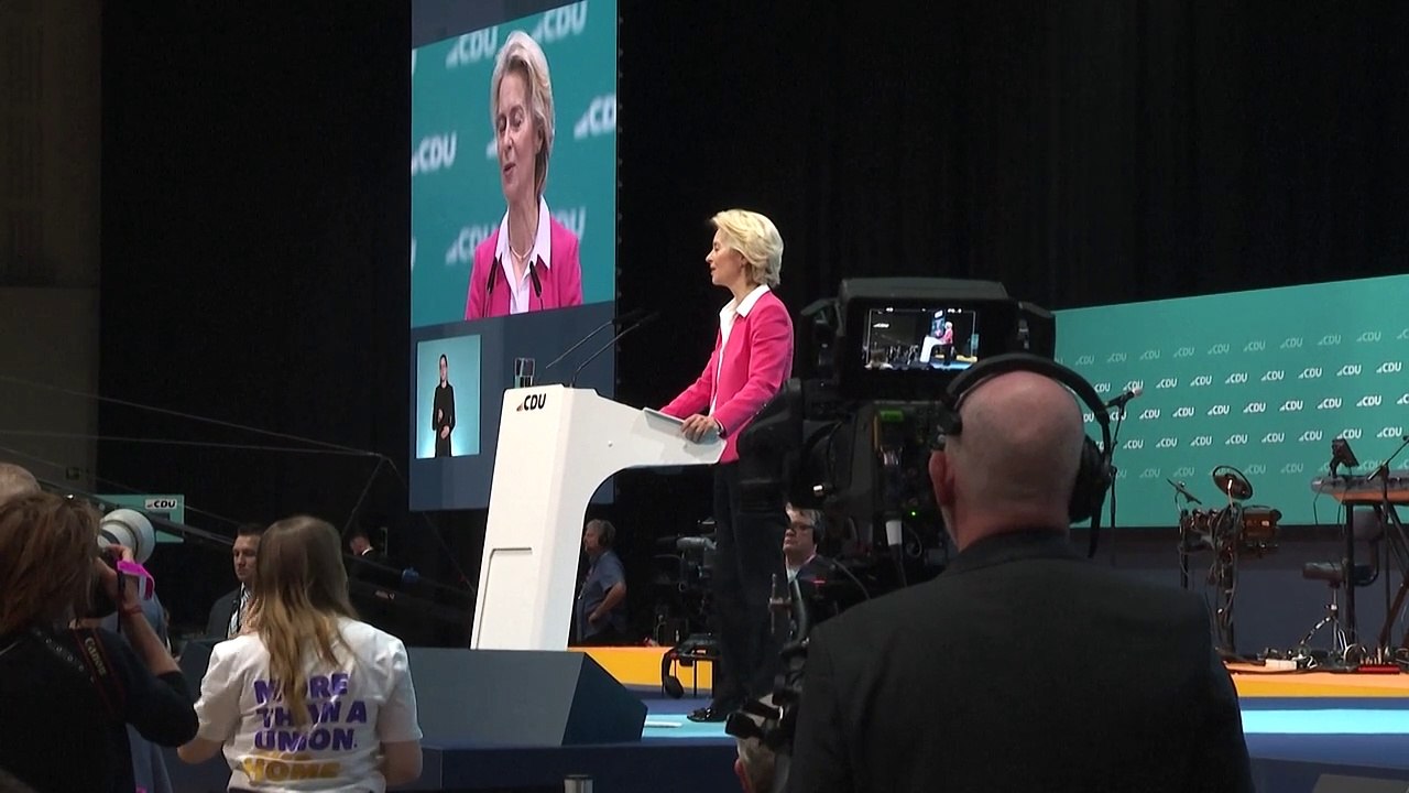 'Sie sollen sich schämen!': Von der Leyen warnt vor AfD auf CDU-Parteitag