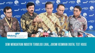 Demi Kuatkan Industri Teknologi Lokal, Jokowi Resmikan Digital Test House