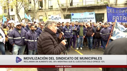 MOVILIZACIÓN DEL SINDICATO DE MUNICIPALES